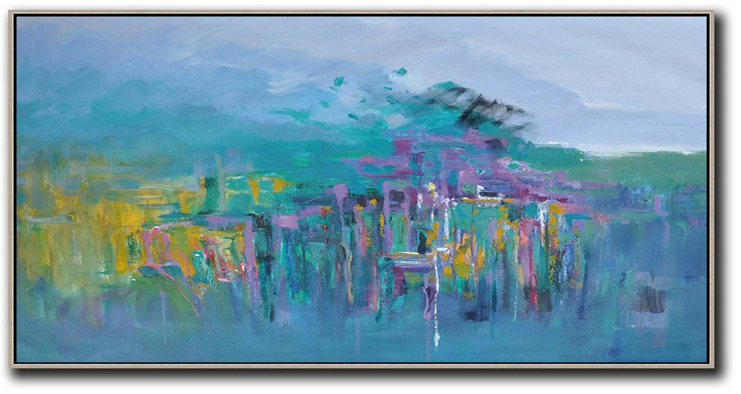 Panoramic Abstract Landscape Painting art gallery prints